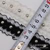 Punto Nuevo explosión negro y blanco elástico hueco garra uña encaje encaje pez cinta ropa diy accesorios de ropa