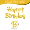 Banner Feliz Cumpleaños Transfronterizo Tema Fiesta de Cumpleaños Decoración Interior y Exterior Banner de Letras Suministros