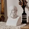 Estátua de gesso do busto de Sócrates escultura decoração decoração de arte avançada esboço de arte materiais didáticos barraca de mercado noturno presente