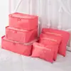 Bolsa de almacenamiento para viaje coreana, juego de 6 piezas, bolsa delgada a prueba de polvo de 130g, bolsa de almacenamiento para equipaje