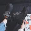 Botines de Pareja 2024 Primavera Nuevos Estilo Británico Suela Gruesa Versátiles Botas de Motocicleta Mismo Estilo Xiaohongshu Botas de Ruibarbo