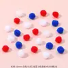 Fornecimento spot pompom colorido de alta elasticidade acessórios DIY feitos à mão bola de pelúcia brinquedos infantis sapatos chapéus acessórios de cabelo decorações