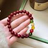 Pulseira coragem ouro roxo areia cinco caminhos deus da riqueza pulseira coragem cinnabar masculina e feminina pulseira ano da vida masculina e feminina atacado