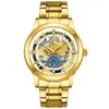 Reloj para Hombre Hueco Transparente Transfronterizo Acero Ligero de Lujo Correa de Acero Comercio Electrónico Transfronterizo Negocios Reloj para Hombre Multicolor Reloj de Pulsera de Comercio Exterior