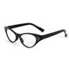 Monturas de Gafas Decorativas Retro Estilo Ojo de Gato Europeas y Americanas para Mujeres y Hombres Gafas Planas para Actuación de Baile Comercio Exterior Gafas Divertidas de Halloween