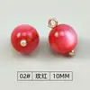 Botones redondos perlados de colores 10MM para cheongsam, traje Tang, Hanfu, 12 colores disponibles, botones para camisa en stock para venta al por mayor