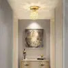 Lámpara de Techo de Cristal Ojo de Buey Minimalista Moderna Transfronteriza, Sensación de Lujo Ligero y Gama Alta, Lámpara de Sala de Estar, Lámpara de Pasillo Comedor, Lámpara de Araña para Comedor