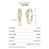 Aretes de Aro de Tres Piedras de Moissanita Color D para Mujer, Moda de Alta Gama, Versátiles para el Trabajo, Populares en Xiaohongshu, Aretes y Accesorios para Orejas