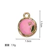 Colgante de Pintura al Óleo Jardín de Monet Estilo Chino Nuevo Colgante de Collar de Esmalte y Perla Flor Pájaro Accesorios de Joyería DIY