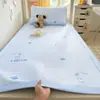 Colchonete de Seda Gelada Classe A para Dormitório Estudantil Cama de Solteiro, Conjunto de Três Peças, Lavável à Máquina, Colchonete de Verão com Ar Condicionado