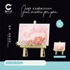 Senbao 611050 Caja de Música de Té de Flores Juguete de Ensamblaje Infantil Compatible con Bloques de Construcción de Juguete de Alta Calidad Regalo de Flores Venta al por Mayor