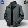 Jaqueta de Trabalho à Prova de Vento Marca Nasa Masculina Nova Primavera e Outono 2025 Solta Casual Jaqueta Masculina Top