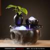 Fuente de agua de cerámica para escritorio, circulación, sala de estar, fuente de agua, adornos decorativos, estación independiente transfronteriza de Amazon, venta rápida