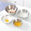 Tigela de Salada de Aço Inoxidável para Uso Doméstico, Tigela para Assar e Bater Ovos, Bacia para Lavar Legumes na Cozinha, Tigela para Misturar Salada, Tigela para Preparo de Alimentos