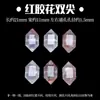 Azúcar Natural Cubo Cristal Cuentas Sueltas Cuadradas Hechas a Mano Accesorios para Joyería DIY Acuamarina Fresa Cristal Cuadradas Cuentas Accesorios