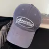 Gorra de Béisbol Roja Estilo Ins Coreano para Mujer, Casual de Primavera y Otoño Bordada Versátil de Copa Suave para Circunferencia de Cabeza Grande, Gorra de Pico de Pato para Hombre