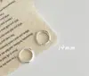 Pendientes de Aro Populares Lujo Accesible Sentido de Gama Alta Hombres y Mujeres Nicho Aro Pendientes de Moda Pendientes de Aro Lisos Plata 925 Mayoreo