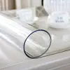 Amazon Alfombrilla de Mesa Transparente de Primera Generación Mantel de Vidrio Suave Mate Impermeable para el Hogar Placa de Cristal Pvc Anti-Aceite de Chile