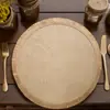 Jogo Americano Minimalista Nórdico de Juta, Jogo Americano de Renda Tecida em Linho, Borda Pode Ser Impressa, Tapete Resistente ao Calor para Mesa de Jantar Ocidental