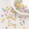 Cuentas de semillas de vidrio, cuentas redondas transparentes de gota de agua, cuentas sueltas, cuentas para cordón de pulsera y collar DIY, materiales de accesorios semiacabados