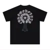 Camisa de Manga Corta Versátil para Parejas, Marca Trendy Transfronteriza 26S, Cromada, Resistente, Corte Holgado