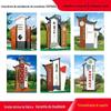 Placas de Rua e Rurais, Placas de Aldeia, Placas Quadradas com Tema Nova Ruralidade Bonita, Personalização de Placas Bonitas de Construção Rural Estilo Antigo