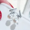 Nuevos Pendientes de Perla con Líneas Geométricas Diseño de Nicho Retro Francés Pendientes de Lujo Accesible Pendientes Sencillos Exquisitos para Mujer