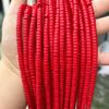 Tabletas de 3 x 6 mm para manualidades, esmalte de colores, corte recto, texto, juego de cuentas, joyería, cuentas espaciadoras, accesorios, pulsera, venta al por mayor
