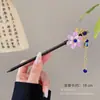 Nuevo Pasador de Borla Antigua Estilo Chino, Pequeño Regalo para Fiestas en el Jardín, Accesorio para el Cabello Hanfu de Primavera y Verano, Pasador de Aleación Floral Estilo Chino