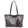 Bolsa Tote Retrô da Moda Feminina 2026 Novo Estilo Bolsa de Ombro Versátil de Grande Capacidade Bolsa Tote