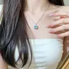 Collar de Lujo Ligero para Mujer, Estilo Francés, Diseño Novedoso Brillante, Cadena para Clavícula con Perlas, Estrella de Aleación Estilo Ins de Alta Gama