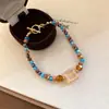 Novo bracelete trançado de madeira com peixe koi estilo chinês, elegante e moderno, com um toque refinado e de alta qualidade, acessório de mão versátil