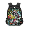 Mochila Nova Estilo Grafite Protetora da Coluna Vertebral da Amazon 2026 para Alunos do Jardim de Infância e Ensino Fundamental Anos 1-2 Bolsa Escolar 14 polegadas