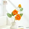 Productos terminados transfronterizos: flores de patata artificiales de lana hechas a mano, flores para decoración del hogar, accesorios para fotografía, accesorios para ramos al por mayor