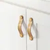 Maçanetas de Latão Colorido com Alças de Couro para Portas de Guarda-Roupa, Maçanetas de Couro, Maçanetas para Caixas de Armazenamento em Material de Couro, Venda Direta do Fabricante
