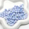 8mm Vidro Jade Dourado Triturado Contas Redondas Feito à Mão DIY Pulseira Colar Acessórios com Contas Joias Contas Esmaltadas