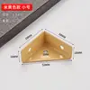 Soporte de Ángulo Recto de Esquina Triangular Engrosado Fijo de 90 Grados Hierro Angular Soporte de Montaje para Gabinete Herramienta de Refuerzo para Estante Soporte para Estante