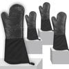 Luvas Domésticas de Silicone Anti-Queimadura, Luvas Isolantes de Calor, Luvas de Forno para Panela de Assar de Alta Temperatura, Utensílios de Cozinha Resistentes ao Calor