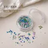 Arte de Uñas Flores Secas Adornos para Uñas Pintura al Óleo Jardín de Monet Pétalos Estilo Ins Japonés Flores Pequeñas Florales Mixtos Materiales DIY