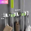 Amazon Gancho de Parede Sem Furos para Prendedor de Mop Gancho Multifuncional Armazenamento Multi-cenário Rack de Mop de Aço Inoxidável 304
