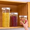 Frasco Sellado de Grado Alimenticio, Caja Sellada de Té Aromático, Frasco de Almacenamiento, Conservador de Cocina para el Hogar, Caja Transparente para Almacenamiento de Granos