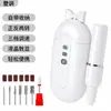 Cargador Pulidor de Uñas Portátil Almacenamiento de Cabezal de Lijado Eliminación Rápida de Uñas Moldeado de Uñas Cabezal de Lijado Máquina para Arte de Uñas Lijadora Eléctrica de Uñas