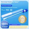Swab de flu testável descartável não tecido com ponta flocado para amostragem orofaríngea oral swab feminino Amostrador