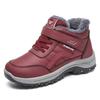 Zapatos para Mujer 2026 Otoño e Invierno Nuevas Botas de Algodón para Caminar para Mujer Venta al por Mayor Botas Gruesas con Forro de Felpa para Senderismo y Nieve Transmisión en Vivo Dropshipping