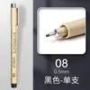 Bolígrafo de Punta Fina Boratu 0.5mm Específico para Exámenes Estudiantiles Secado Rápido Negro Flujo Continuo de Tinta Transfronterizo Bolígrafo para Contornear de Gran Capacidad