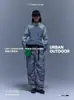 Chamarra Rumeng Estilo Deportivo Ligero Montaña Color Bloqueo Exterior Chamarra para Hombres y Mujeres Impermeable Cuello Alto Top para Ciclismo