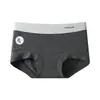 Ropa Interior de Algodón de Color Natural, Algodón Puro, Cubre Cadera, Sin Costuras, Talla Grande Boxer Briefs, Antibacteriano 10A, Entrepierna Extendida, Ropa Interior Femenina 100% Algodón