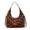 2026 Bolso Tote Nuevo Estilo Coreano de Lunares, Gran Capacidad, Bolso Vintage de Moda Tendencia, Bolso de Hombro Casual Elegante para Viajar
