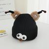 Gorro de Lana de Invierno para Niños Estiloso Divertido Ojos Grandes Tentáculo Gorro Cálido para Bebé Niño y Niña Gorro Tejido Exportación