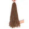 Peluca de trenza de fibra química africana europea y americana trenza sucia de resorte 18 pulgadas Trenza Passion Twist cabello de ganchillo agua